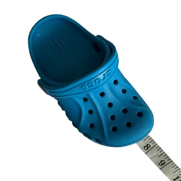 CROCS Toddler Boy's Sz 10 Bright Blue Slip-On Robber Clogs Water Shoes - Picture 7 of 13